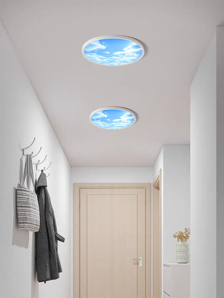 Description Picture 3 of itemModern Moon Wall Lamp LED Blue Sky White Cloud Chandelier Suitable for Bedroom Living Room Porch Children's Room Indoor Li