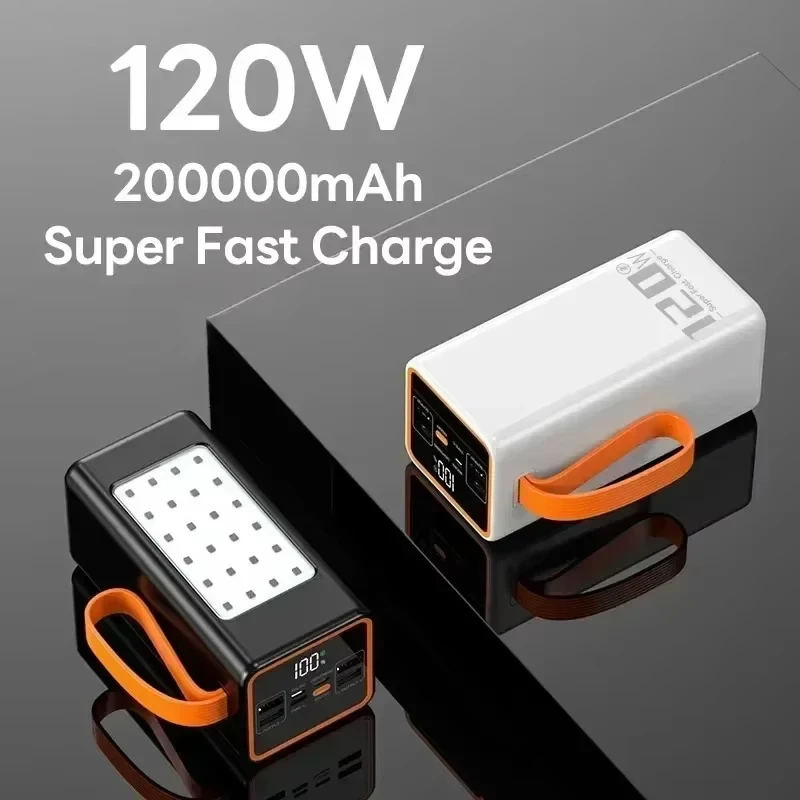 Power Bank da 120W 50000mAh ad alta capacità, batteria esterna portatile da 30000mAh con ricarica rapida USB-C per iPhone, Xiaomi, Samsung - Image 5