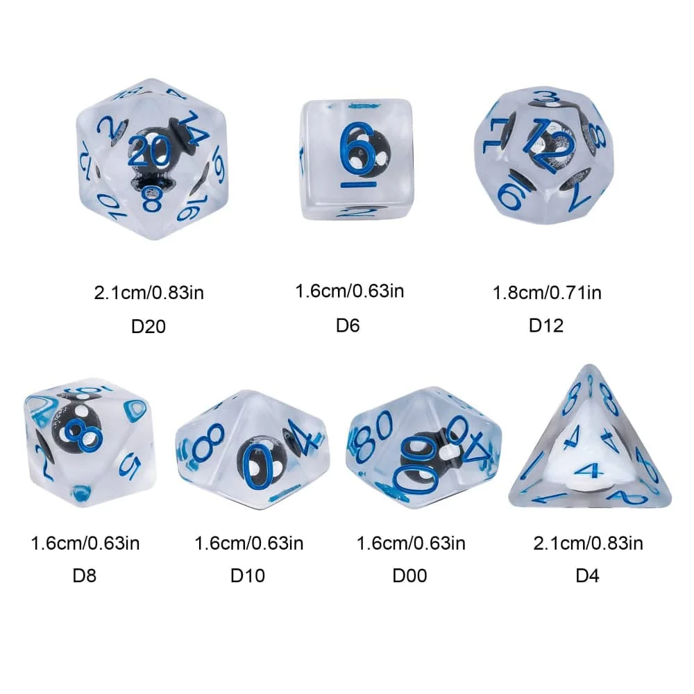 Cusdie Ϳ  ֻ Ʈ, D & D, D4, D6, D8, D10, D %, D12, D20, DND, ٸü ֻ,   , ̺ , TRPG, 7 
