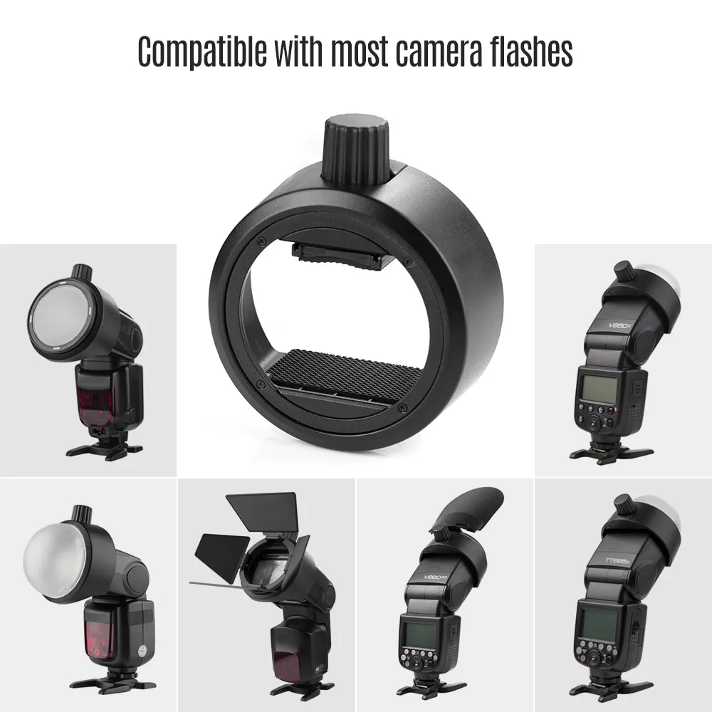 Flash Trigger Godox S-R1 Flash Speedlight Adapter AK-R1 Adapter Ring for Godox TT685 V860II V350 TT600 Yongnuo Canon Nikon Sony Flash