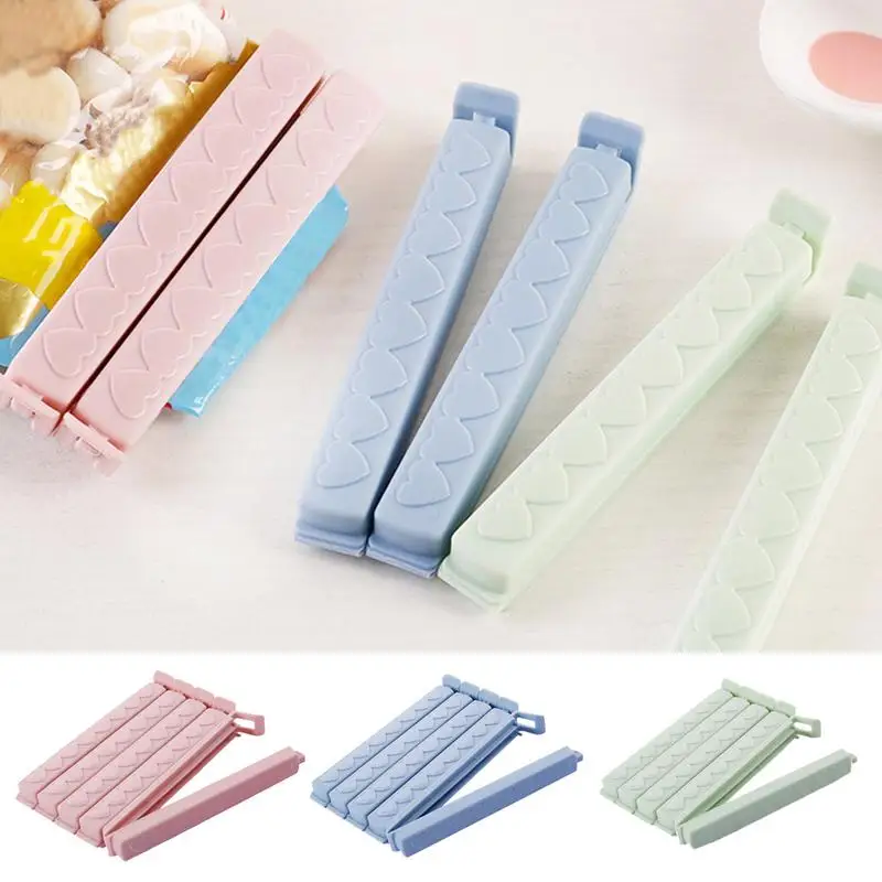 

5PCS Snack Bag Clips food preservation sealing clips Multifunctional Sealers Colorful Bag Clips for Freshness Cute Food sealers