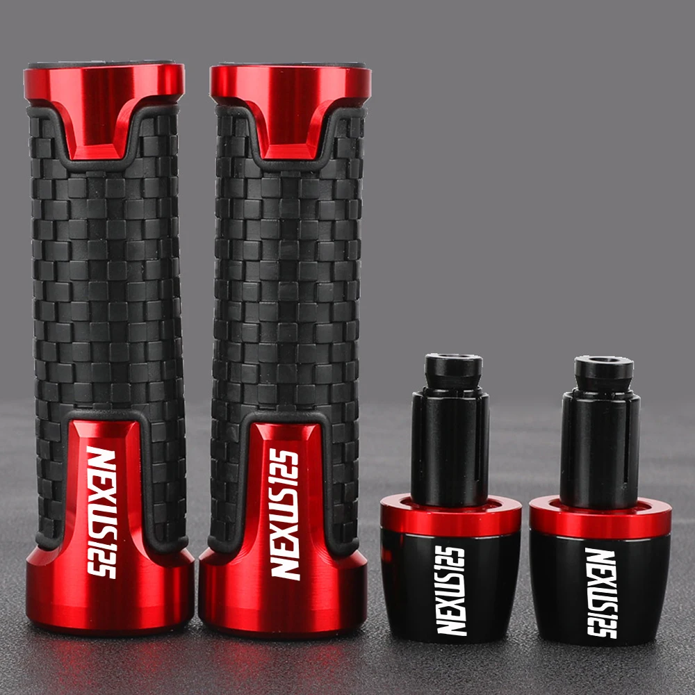 

Motorcycle Handlebar Grips Bar Ends Cap Counterweight Plug Slide For GILERA NEXUS 125 250 300 500 E3 NEXUS250 NEXUS300 NEXUS125