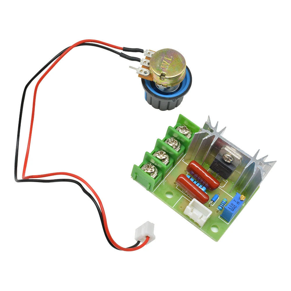 AC 50V-220V 2000W Motor Speed Controller SCR Voltage Regulator Dimming Dimmers Governor Module 110V