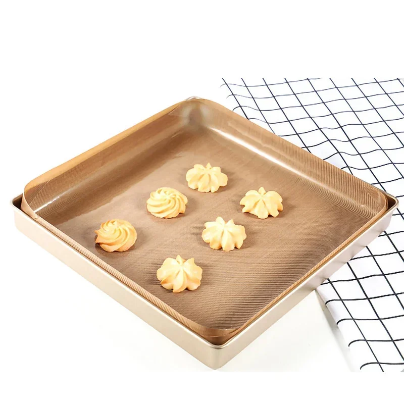 Reusable Baking Mat Round Square Non-stick Heat Resistant Cooking Paper Mat Oven Oil-Proof Paper Baking Accessories and Tools silicone baking mat