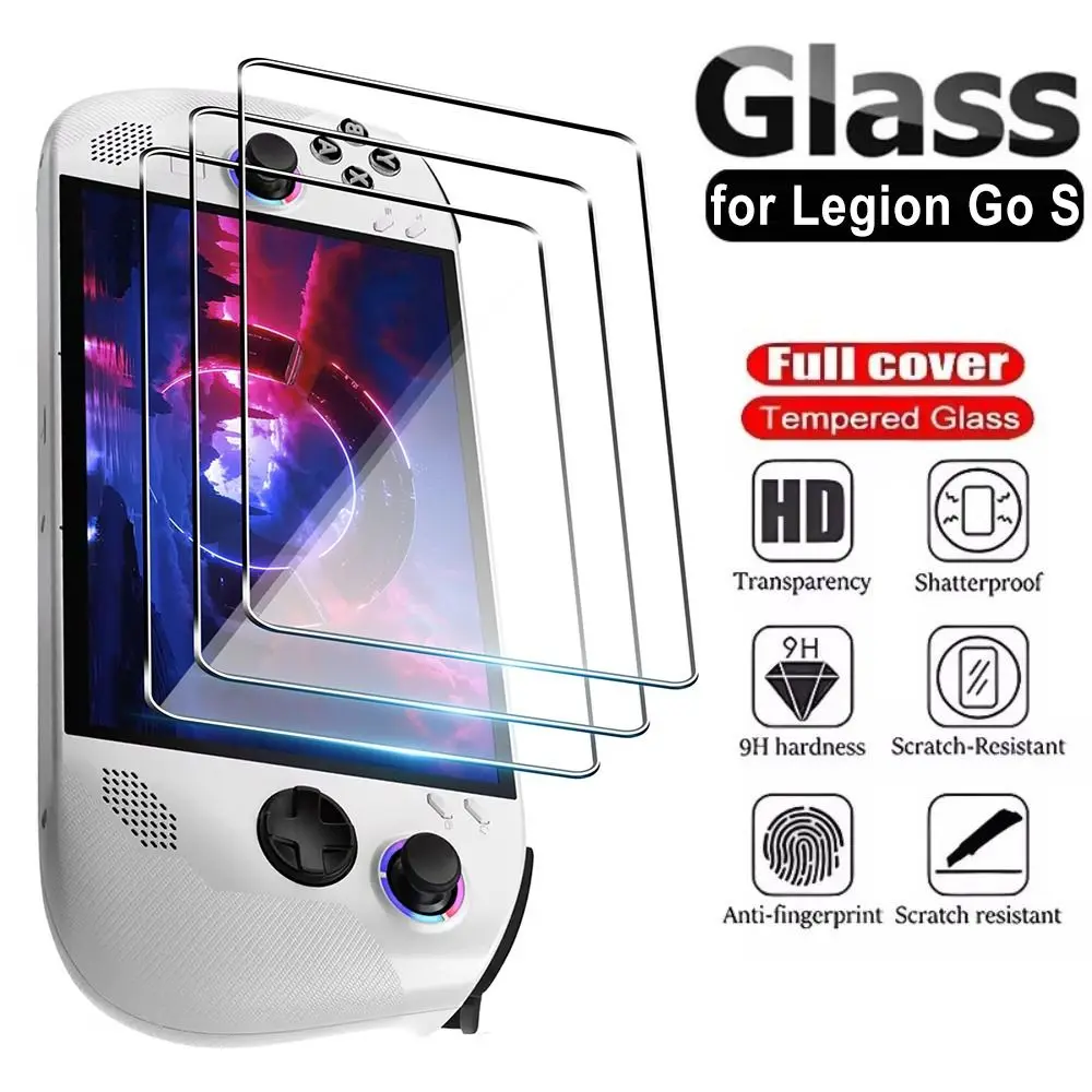 3-Pack HD 8-Inch Curved Edge Tempered Glass Screen Protector - Anti-Scratch & Anti-Fingerprint Protective Film