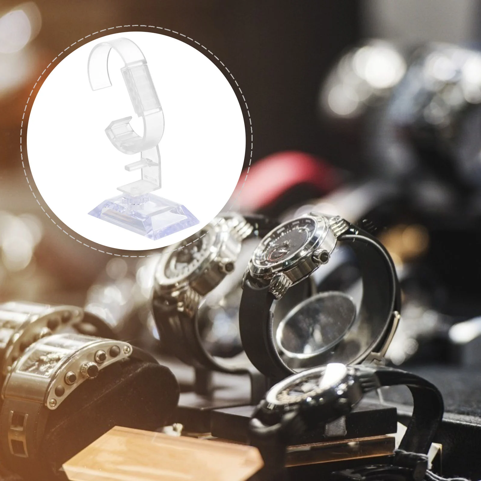 

10 шт., пластиковые подставки для часов