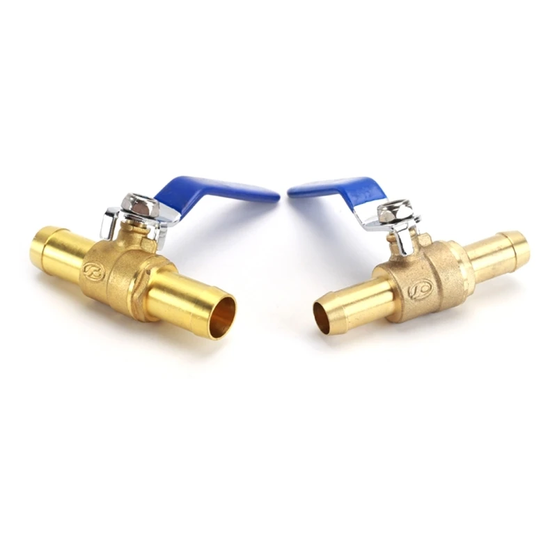 16mm Brass Barb Switchs Secure Connection Secure & Reliable Brass Shut-off Connectors Enhanced Water Flows Control