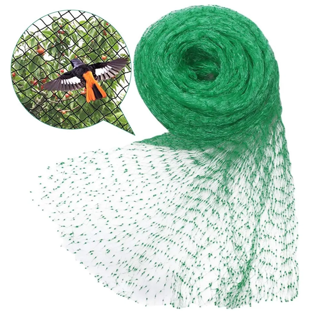 Garden Netting Green Woven Mesh Protect Plants Fruits Flowers Trees Stretch Fencing Durable Net Stops Birds Animals