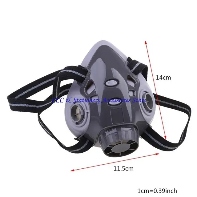 Q1JC Comfort Facepiece Reusable Respirator for Protection Mask Easy to Use for Sprayi 6