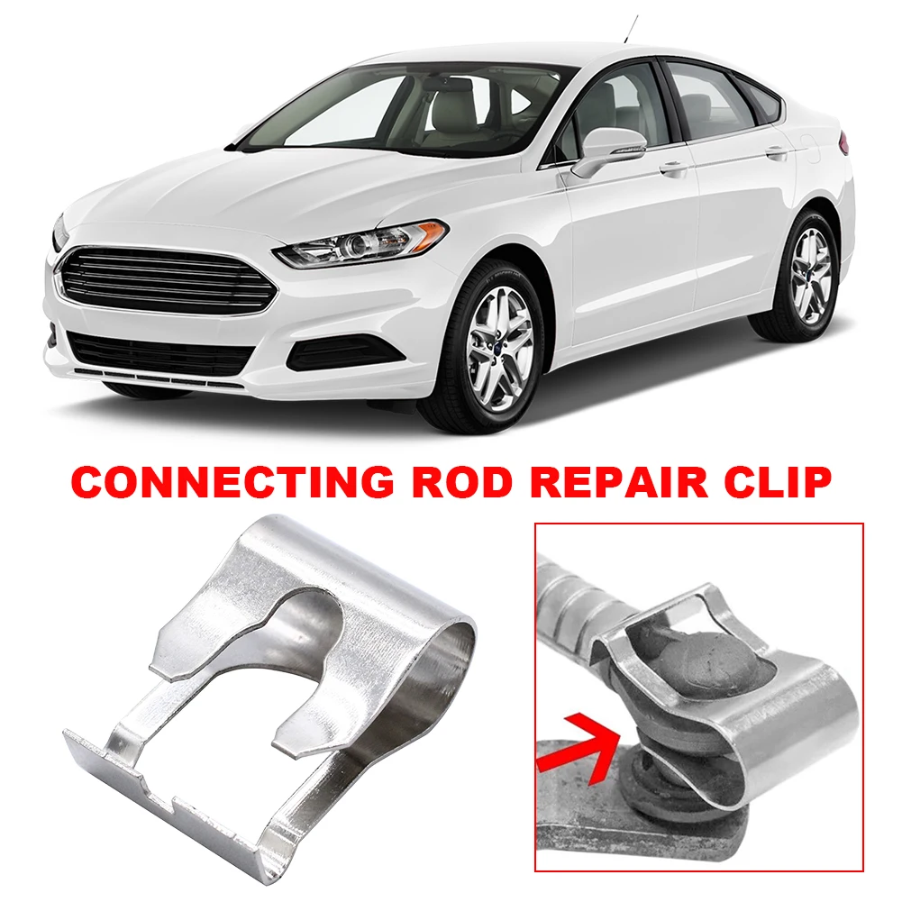 Universal Windscreen Wiper Linkage Corrosion Preventive Motor Rods Repair Clip Tool Free Installation Rods Arms for Vehicle 5