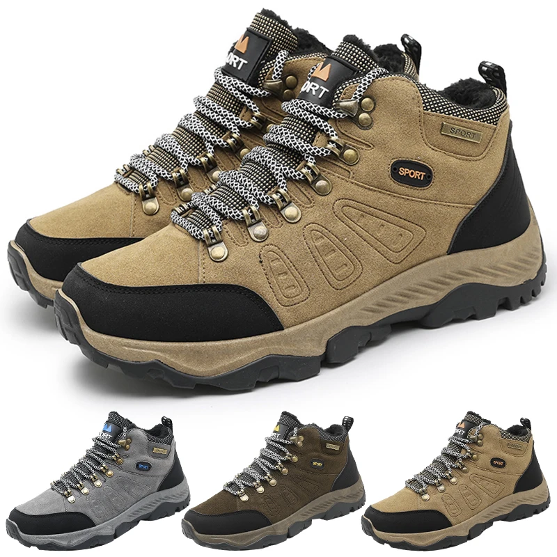 Zapatos de senderismo al aire libre para hombre, calzado de entrenamiento para acampar, ocio para jóvenes y adultos, 39-44