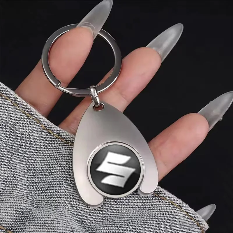 스즈키 알토 발레노 셀레리오 그랜드 비타라 이그니스 짐니 스위프트 SX4용 합금 자동차 로고 키체인 키링 액세서리