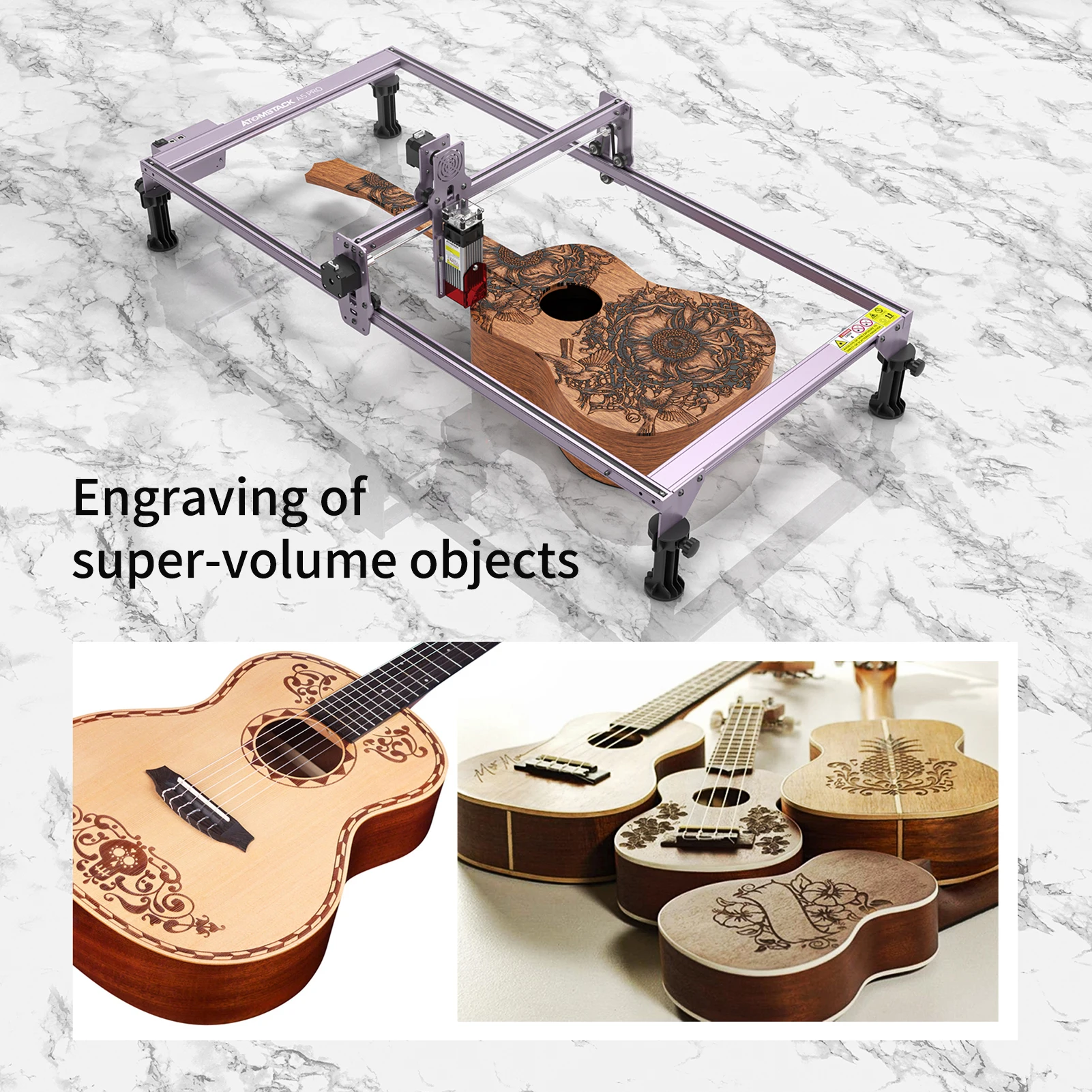 ATOMSTACK  Engraving Area Y-axis Extension Kit Expand to 850x410mm for Laser Engraving Machine A5 Series Engraving