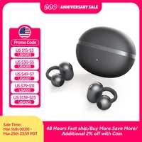QCY Crossky C50 Open Ear Wireless Earbuds Bluetooth 6.0 Comfort Clip On Sports Earphone 4 Mic AI Clear Call Bass Boost Headphone
