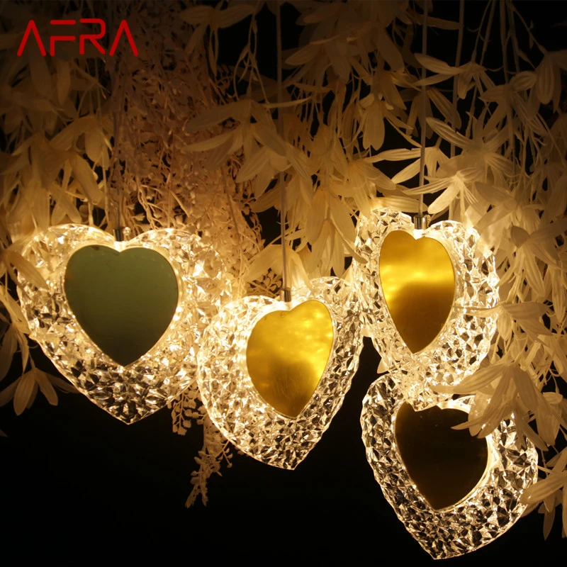 

AFRA Modern Wedding Pendant Lamp Festival Lights Atmosphere LED Light For Party Stage Background Decorationnd
