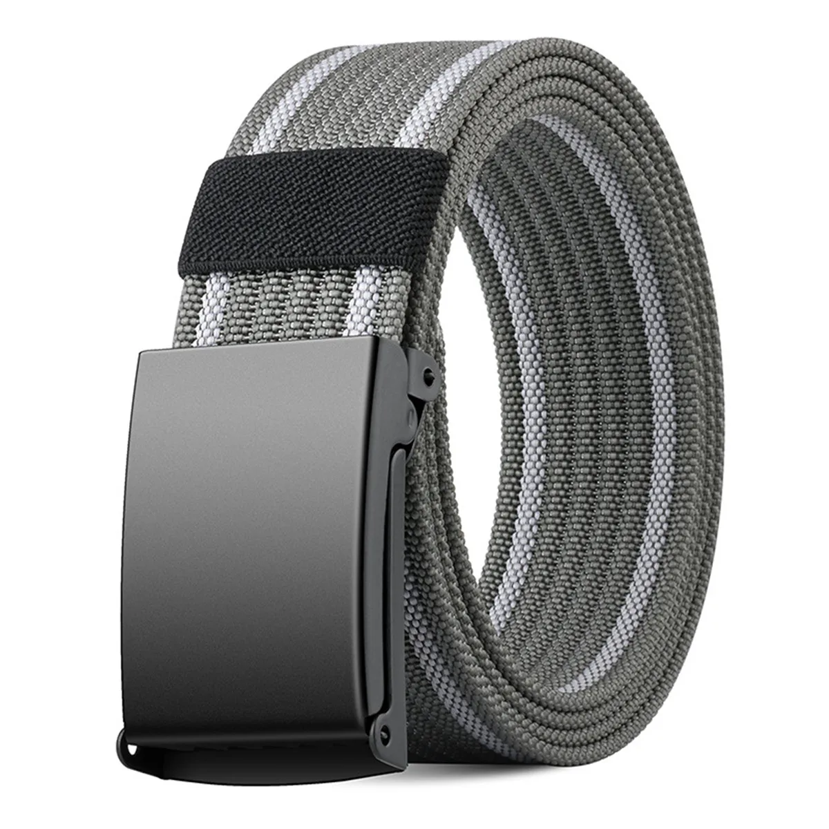 Men Female Belts Military Nylon Adjustable Belt Men Outdoor Travel Tactical Waist Belt with Plastic Buckle for Pants