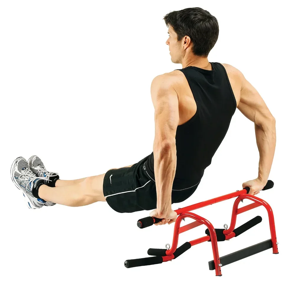 

Elevated Chin Up Station, No Screw Strength Training Pull up Bar for Doorway workout equipments for home Fitness & Body Building