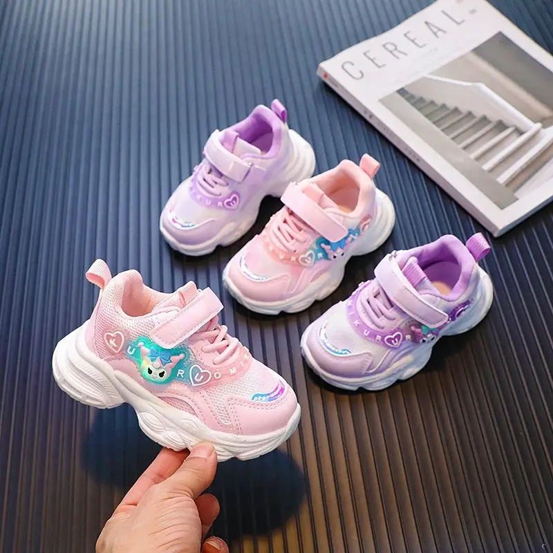 light-up-girls-sports-mesh-breathable-spring-and-autumn-new-children's-shoes-girls-princess-kindergarten-children's-shoes