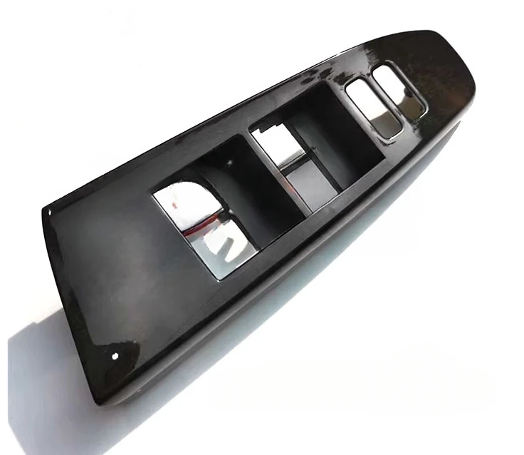 1Pc Maniglia Della Porta Bracciolo Telaio Interruttore Di Sollevamento Telaio Del Pannello Per Toyota Reiz 2010-2017 Struttura In Legno Rosso Nero