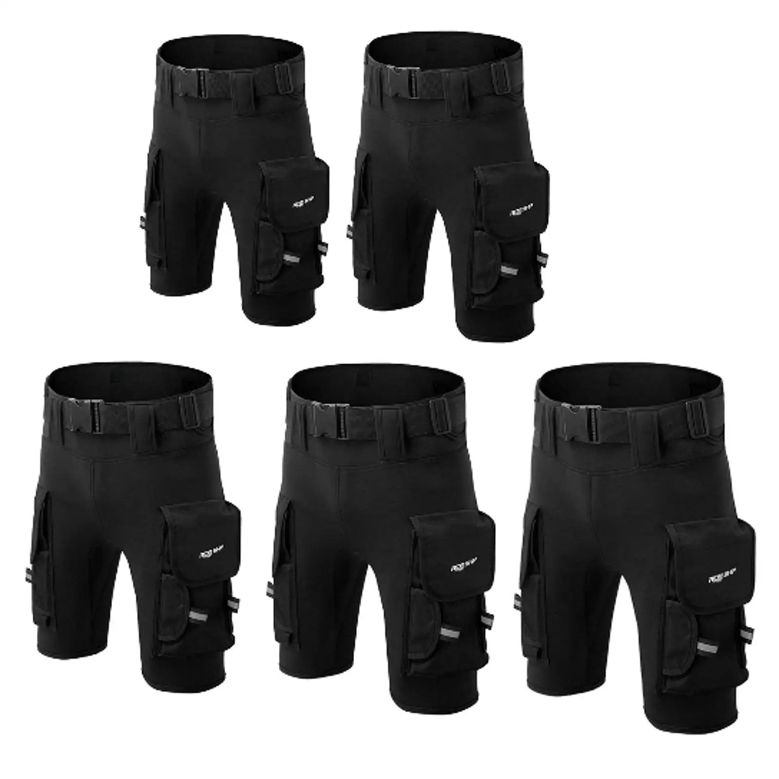 Diving Shorts, Submersible Pants Waterproof Wear Resistant with Pockets Wetsuits
