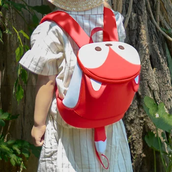3D Cartoon Fox School Bag for Kids Anti-lost Toddler Girls Boys Backpack Kindergarten Children Bags mochilas escolares infantil 1