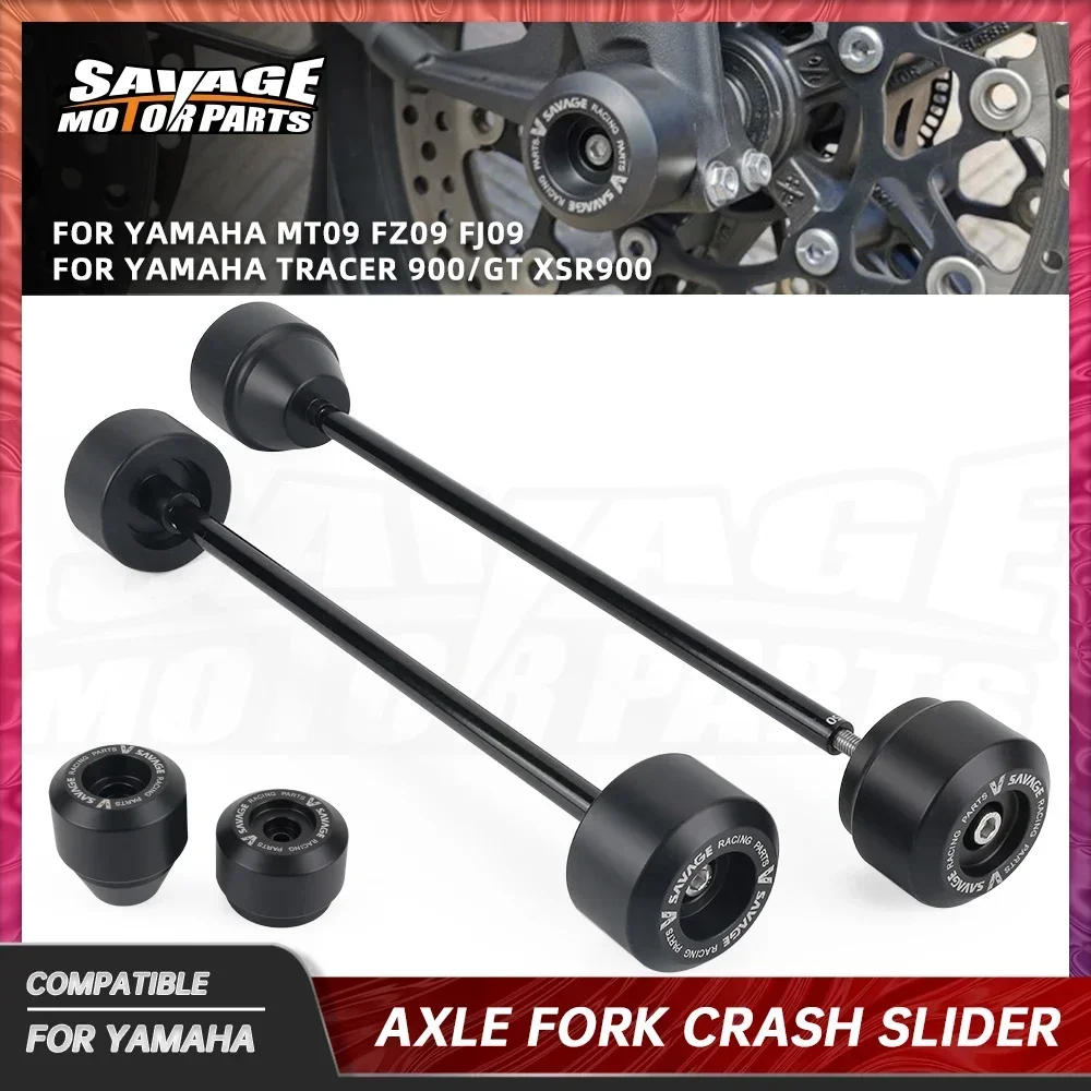 

XSR900 Wheel Axle Fork Crash Sliders For Yamaha Tracer 900/GT MT-09 /SP MT09 Tracer FZ-09 FJ-09 Motorcycle Fork Slider Protector