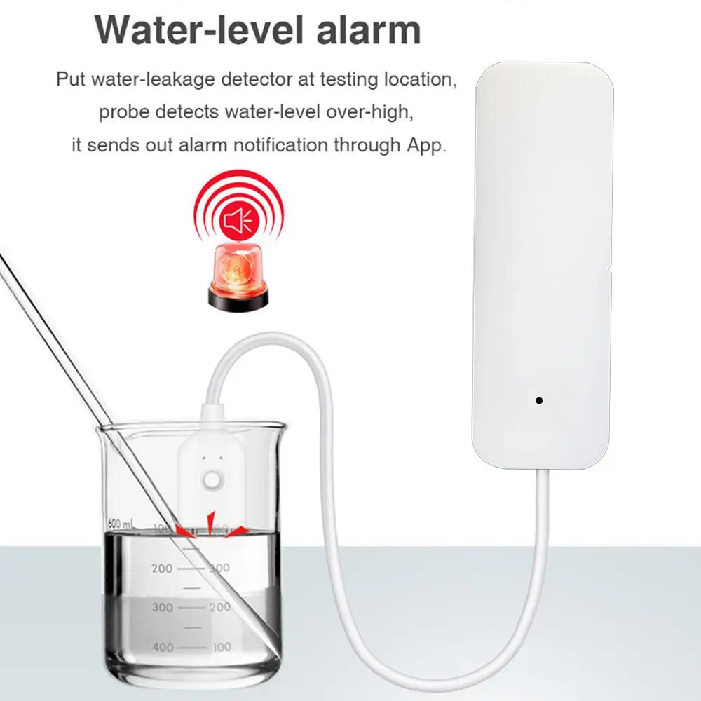 2 pce tuya wifi wall water leakage detector alarm sensor with smart life app € 31,72