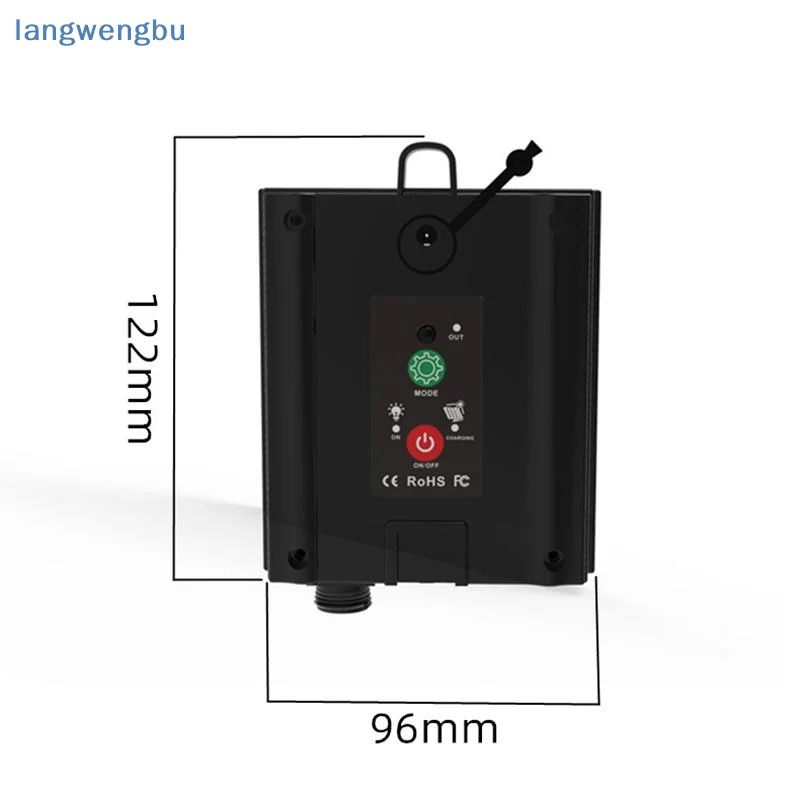 New1 세트 3.7V 1200mAh LED 라이트 스트링 컨트롤 박스(리모컨 포함) LED 스트링 스트립 램프 충전용 태양광 패널 컨트롤러