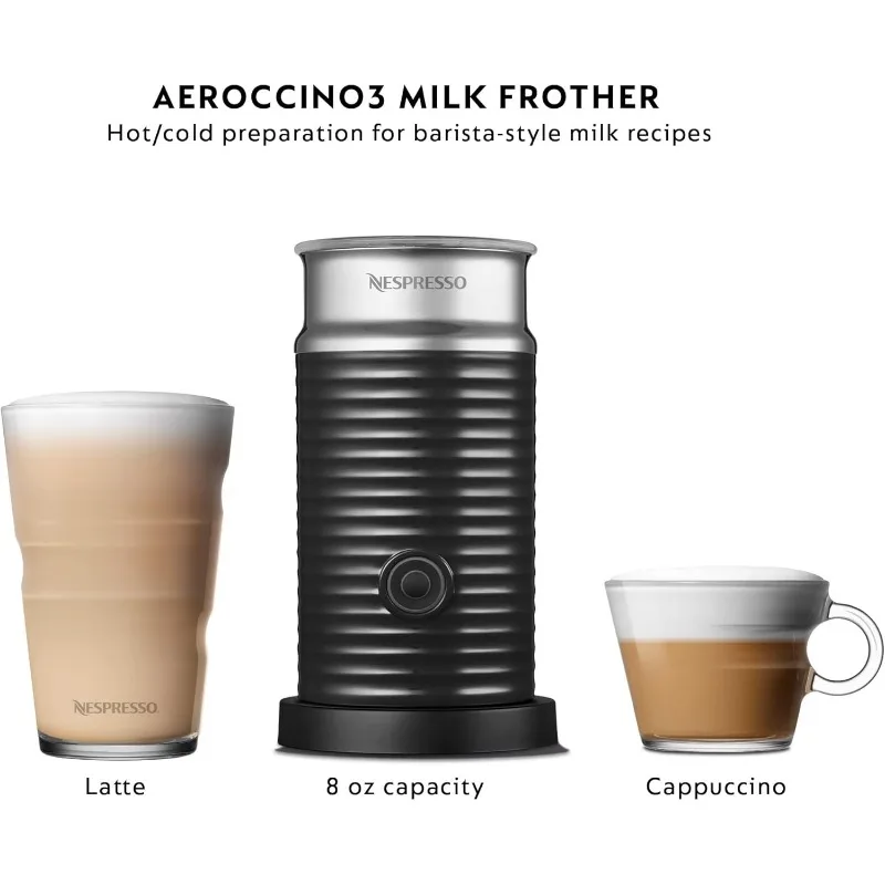 Nespresso Vertuo Pop+ by De'Longhi with Aeroccino, 1500 watts, Mango Yellow 4