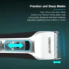 Electric Hair Clipper Unique Shaped Moving Blade Hair Trimmer LCD Display USB Rechargeable For Salon Men Hair Cutting Barber 4