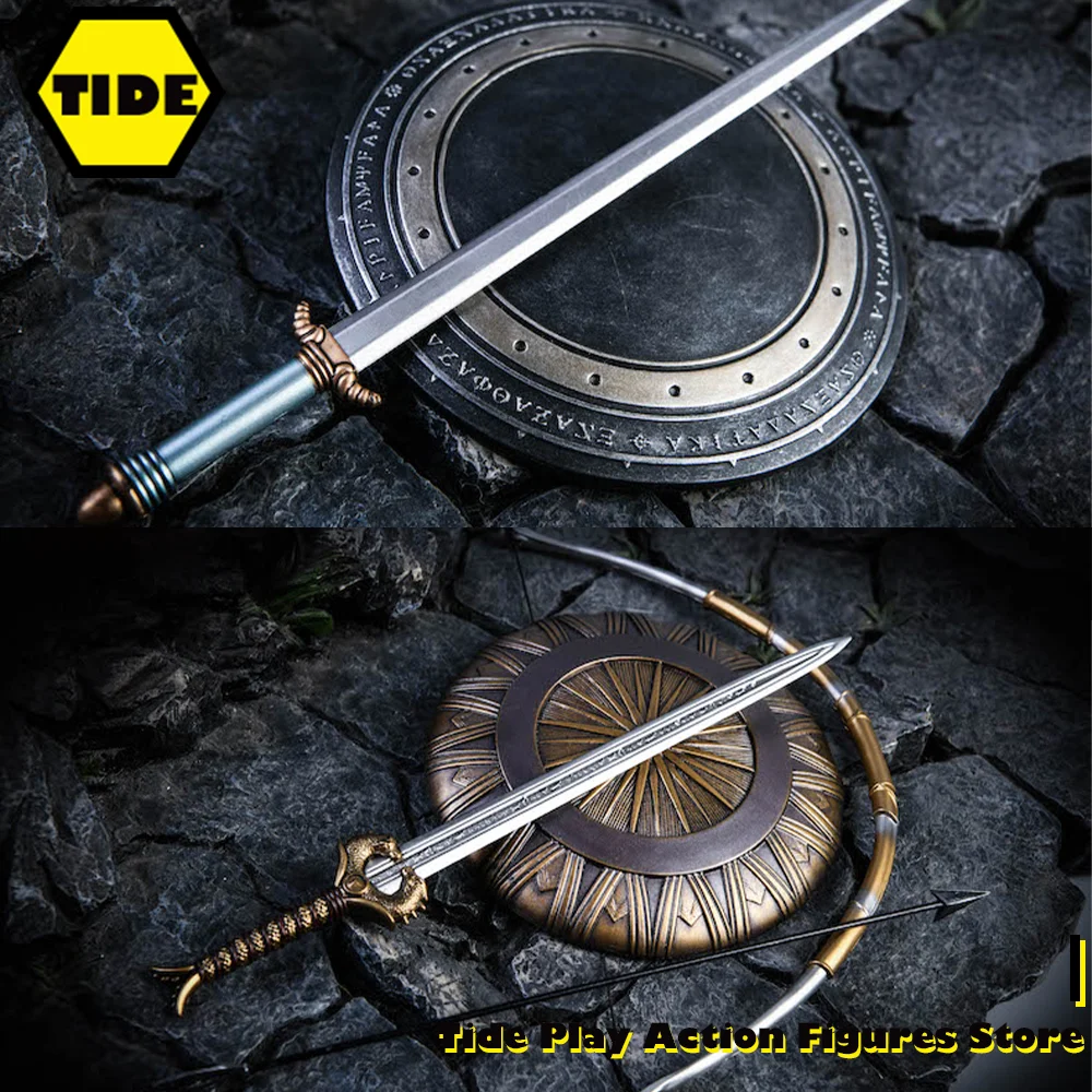 

Tystoys 20Dt13 1/6 Women Soldier Hero Sword Shield Bow Arrow Combat Weapon Accessories For 12'' Action Figure Scene Props