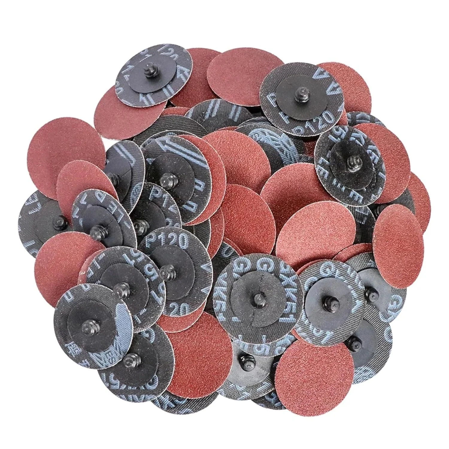 SI FANG 2" 50 mm R-Typ Schnellwechsel-Schleifscheiben Rollensperre Metalloberflächenkonditionierung Stabschleifer-Zubehör