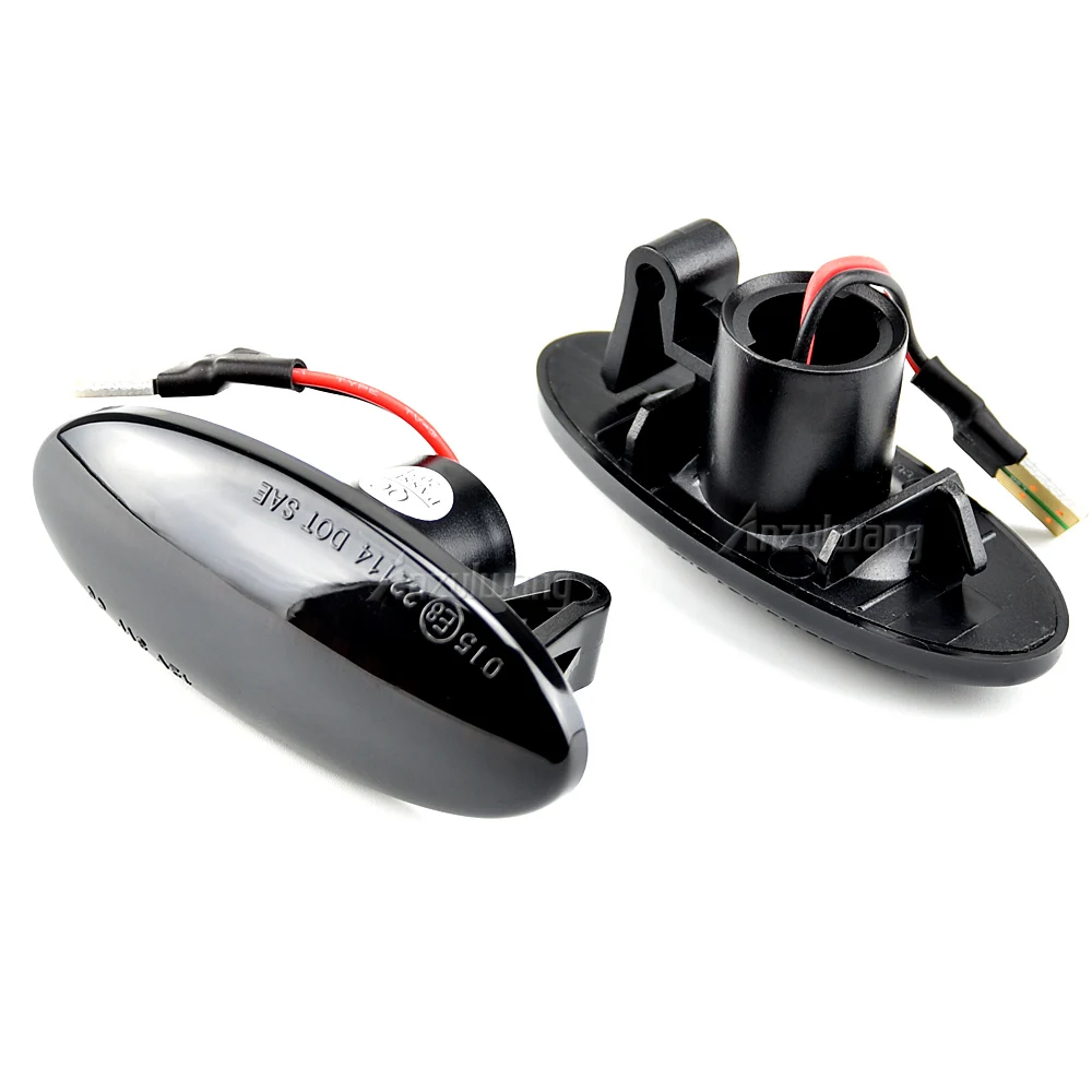 2 X Indicatori Laterali Dinamici A LED Sequenziali Per Dacia Duster, Dokker, Lodgy, Megane E Smart Fortwo - Luci Frecce Laterali Impermeabili