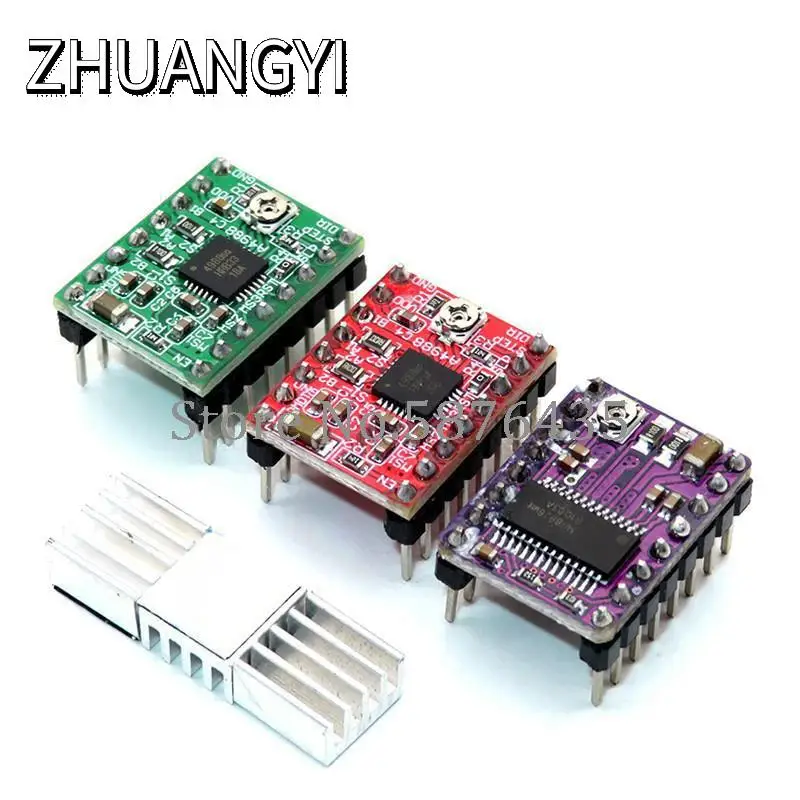 Детали для 3D-принтера Stepstick A4988 DRV8825 модуль драйвера шагового двигателя с