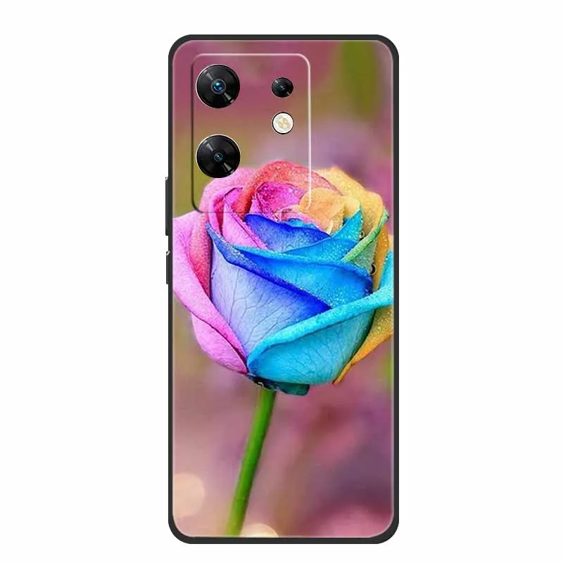 Sleek Black Silicone Shockproof Phone Case - Soft, Durable Back Cover for Enhanced Protection (6.78)