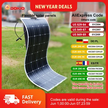 Flexible Monocrystalline Waterproof Solar Panels 1