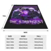 Gojo Satoru JJK Anime Blankets Flannel Decoration Multi-function Super Warm Throw Blanket for Home Car Quilt 5
