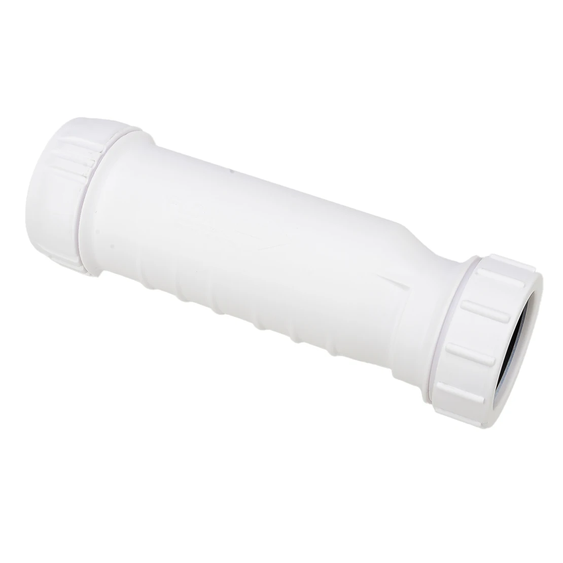 

White PVC Plastic Sink Deodorant Strainer Drain Pipe Hose Durable for RV Mobile Home Camper Bathroom Restroom