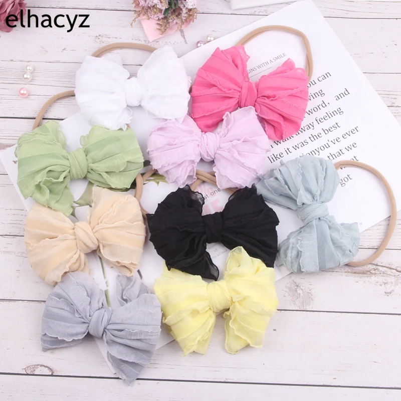 20pc lot boutique flower baby headbands for girls handmade bundle nylon headband turban baby hairband headdress newborn headwear 10Pcs/Lot 5