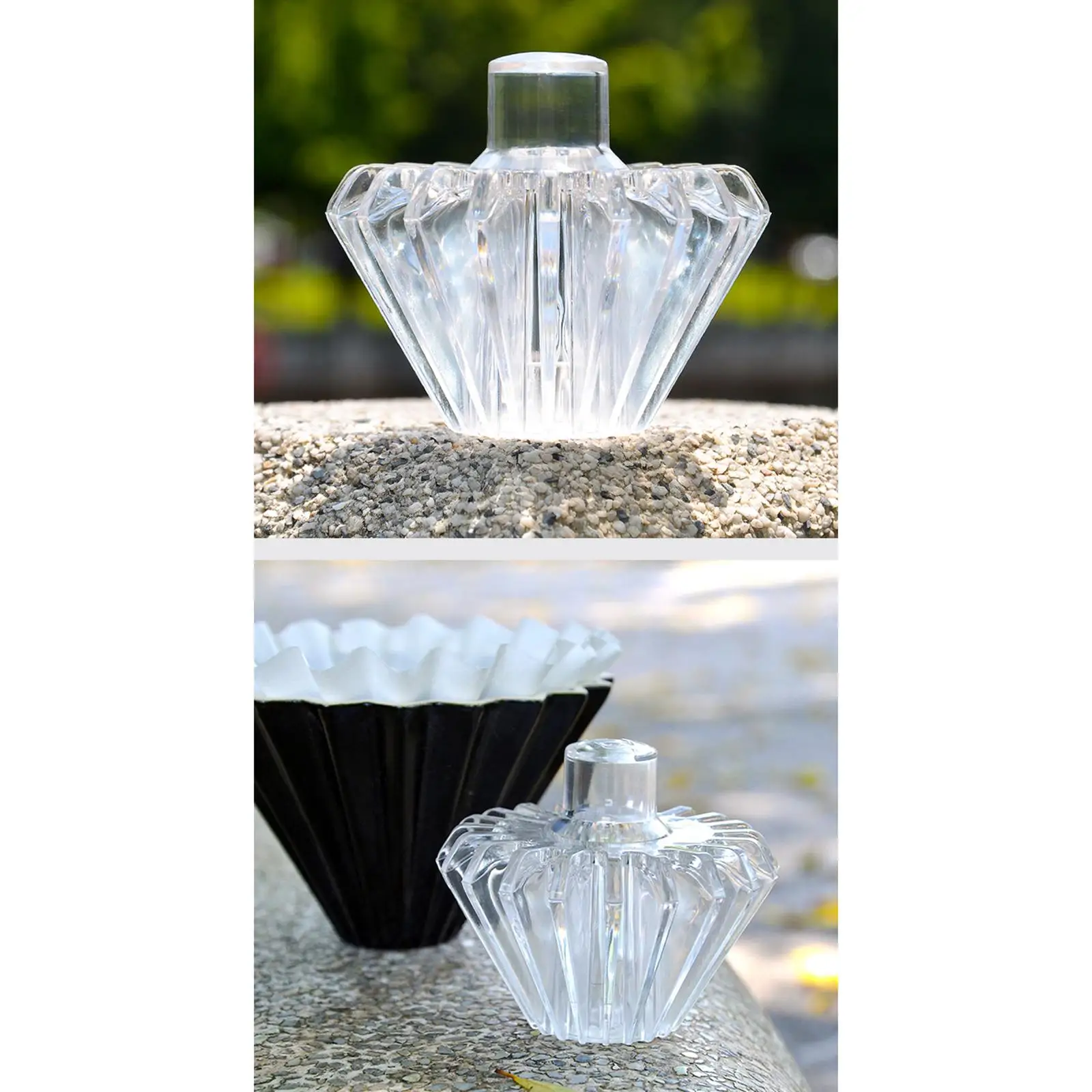 Coffee Filter Shape Retainer Easy Clean Coffee Accessories Coffee Filter Press for Travel Cafe Restaurant Office Camping