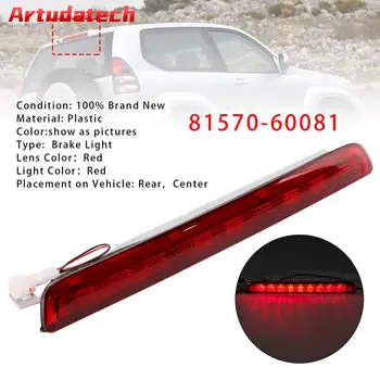 Artudatech Freno posteriore centrale per auto per LAND CRUISER PRADO LC120 2003 2004 2005 2006 2007 2008 2009 Accessori auto rossi