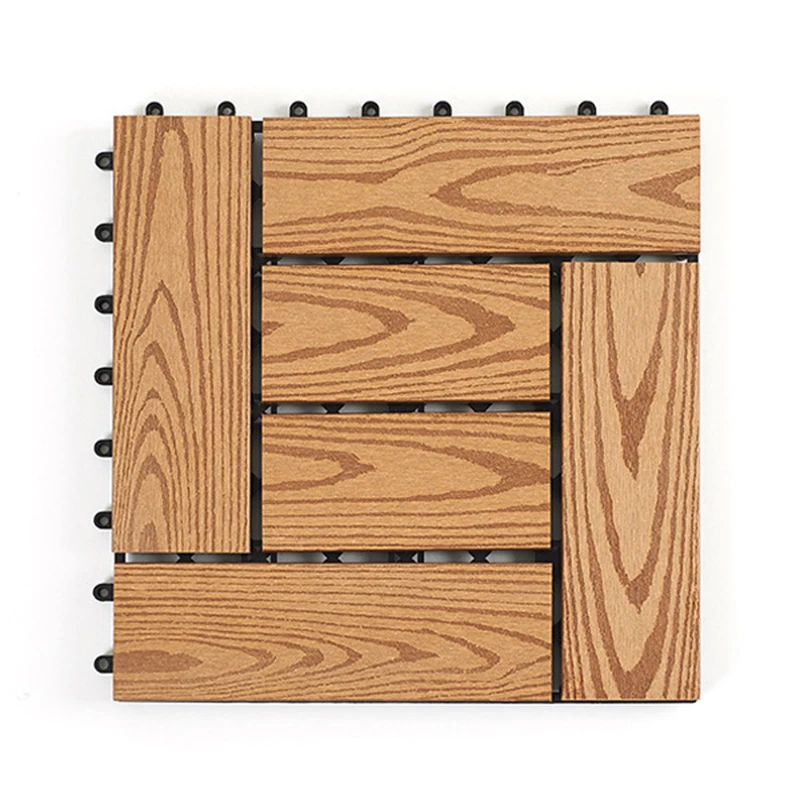 Mattonelle Composite All'Aperto Di Decking 22 Pcs 2 Sqm 20 Sqft Wpc Pannelli Per Pavimenti Esterni Fai Da Te Materiali Da Costruzione Cortile Di Belle