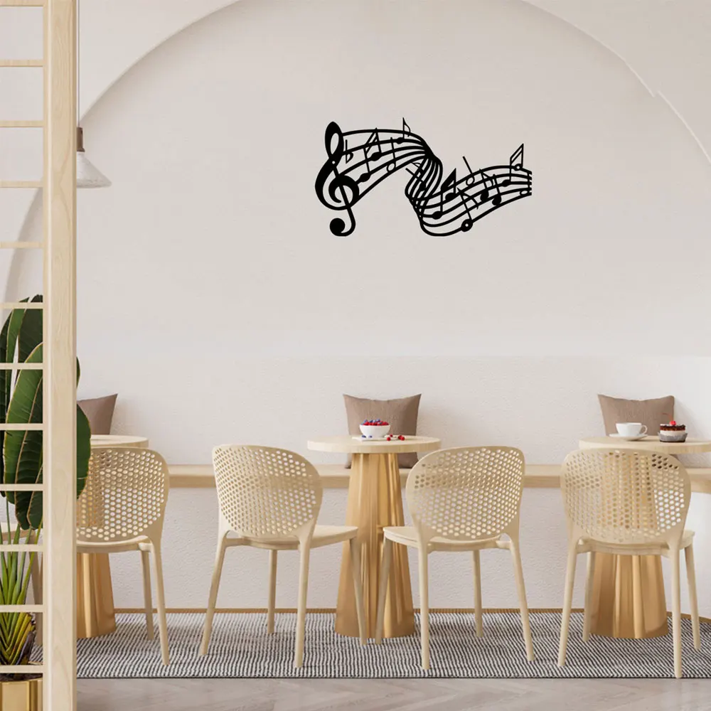 

Staff notes Metal Poster Iron Signs For Music room Decor Concert hall notes Tin Wall Plaque