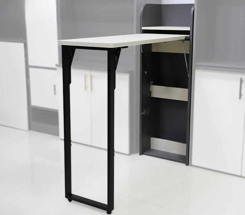 

Hidden foldable table frame, foldable table storage, multifunctional invisible accessories, dining table, desk, bar counter