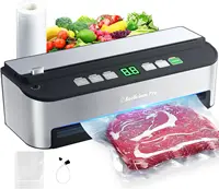 Vacuum Sealer Machine, Beelicious® 85KPA Fully Automatic 8-IN-1 Food Sealer with Bags Storage, Build-in Cutter, Moist Mode 1