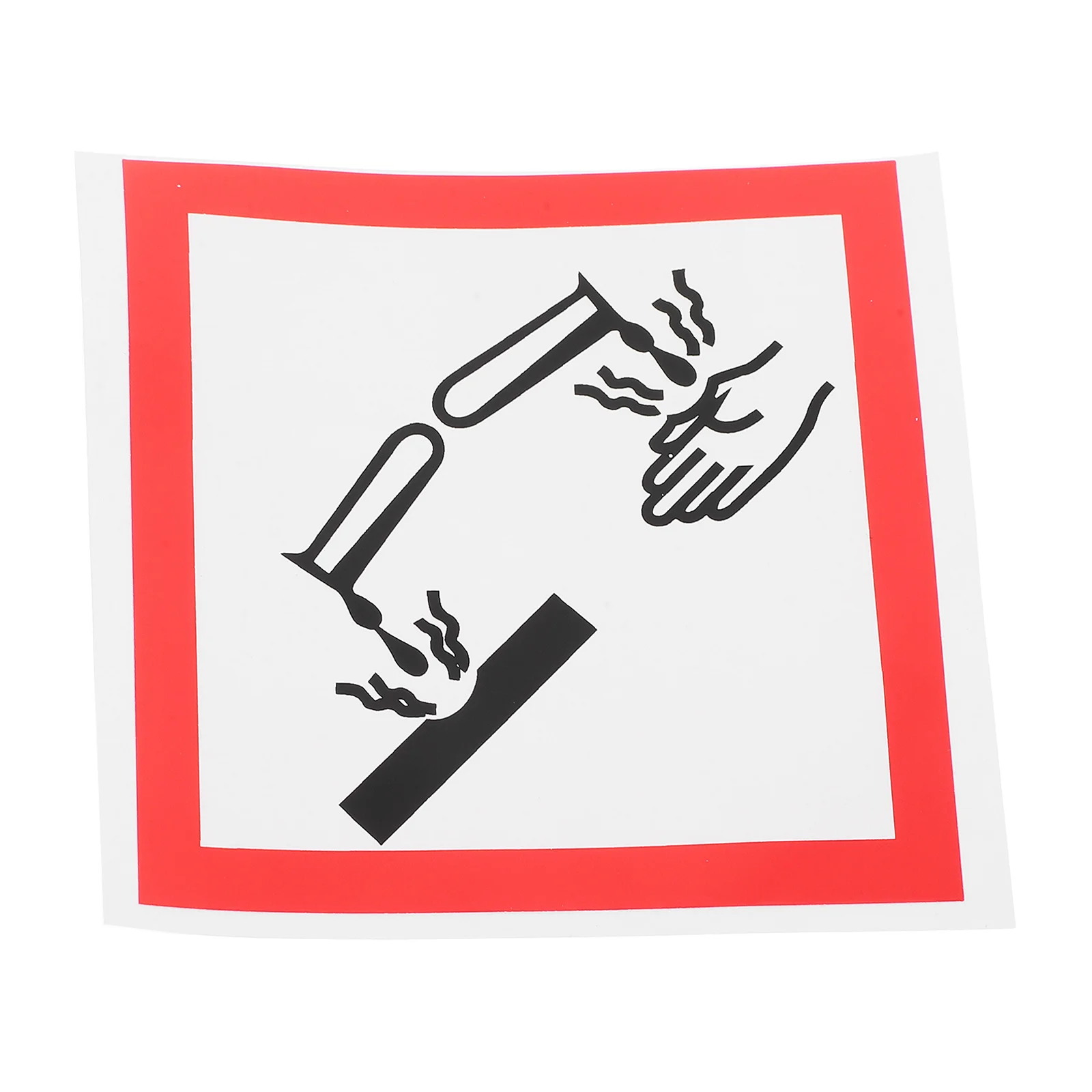 Pvc Corrosive Labels Adhesive Vinyl Safety Signs Warning Stickers Chemical Placards Hazmat Markers Self Pictogram Decals Danger