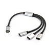 USB C Male to 3 USB C Female Splitter Cord Converter Multiple Hubs USB C Port Hub Charger Power Split Adapter 1