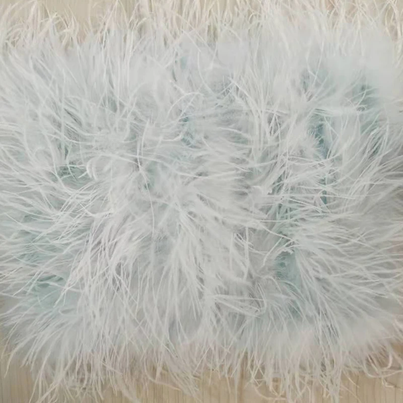 Neuestes Design, modisch, 100 % Straußenhaar, Ärmellänge 60 cm, mehrfarbig, individuell gestaltet, für Mode, Club und Party, Bankett, vielseitig – Detail 33