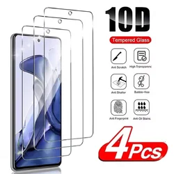 Premium Tempered Glass Screen Protector - 4 - Pack for 4PC (Redmi 10)