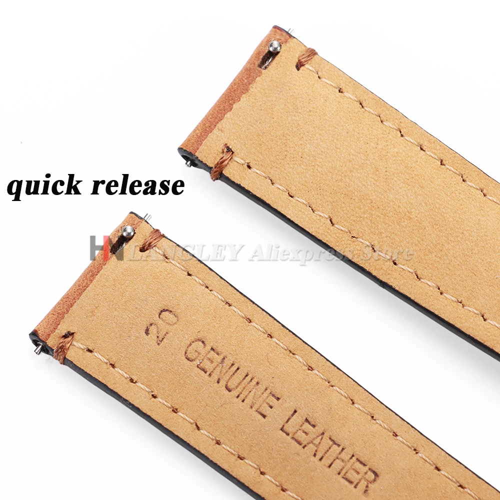 Luxurious Genuine Leather Watch Band – Premium Cowhide Strap
